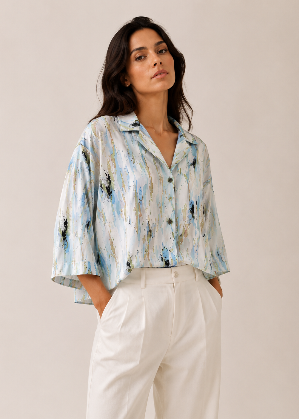 La Chemise Oversize — Édition N°2 · Aquarelle