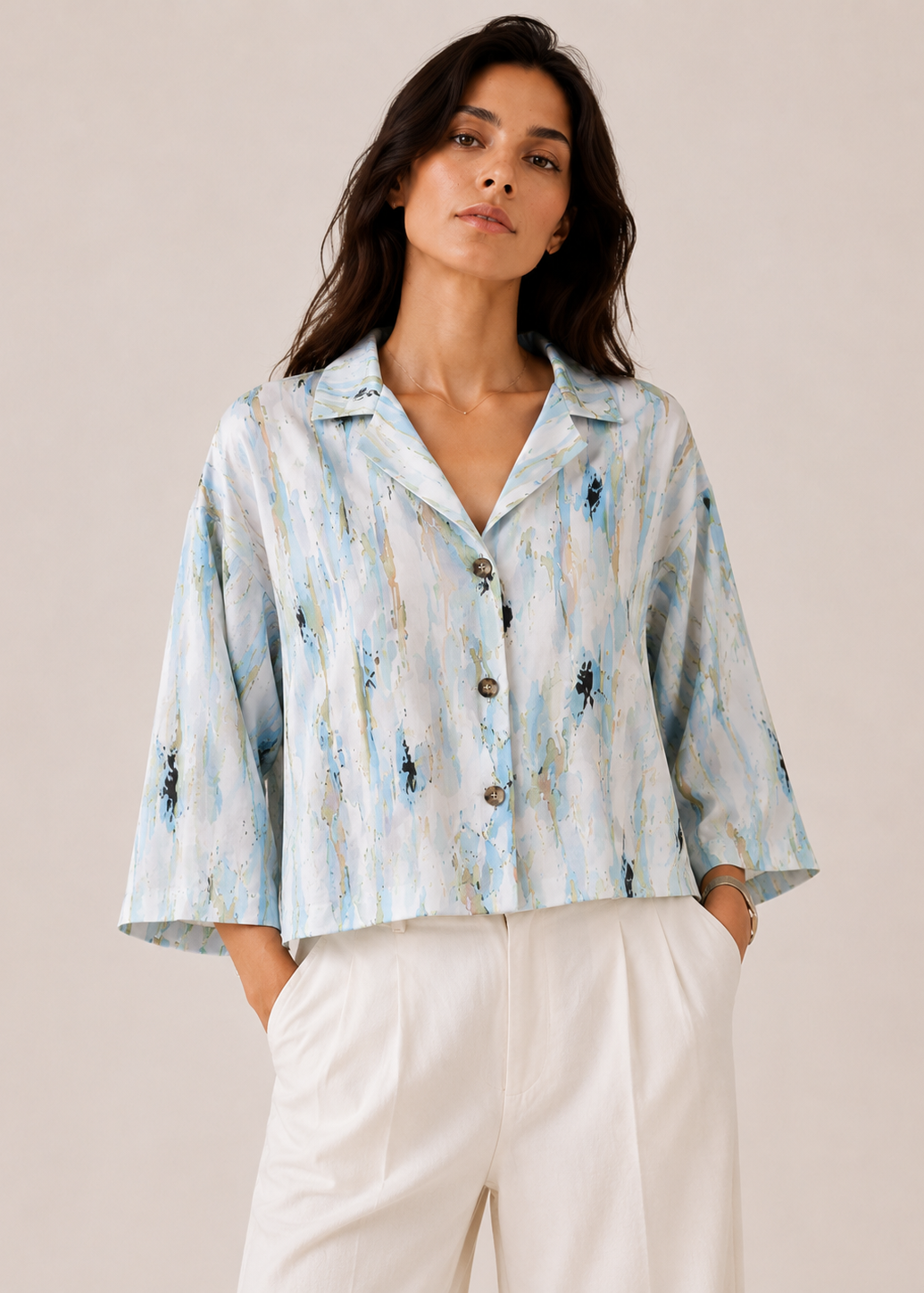 La Chemise Oversize — Édition N°2 · Aquarelle