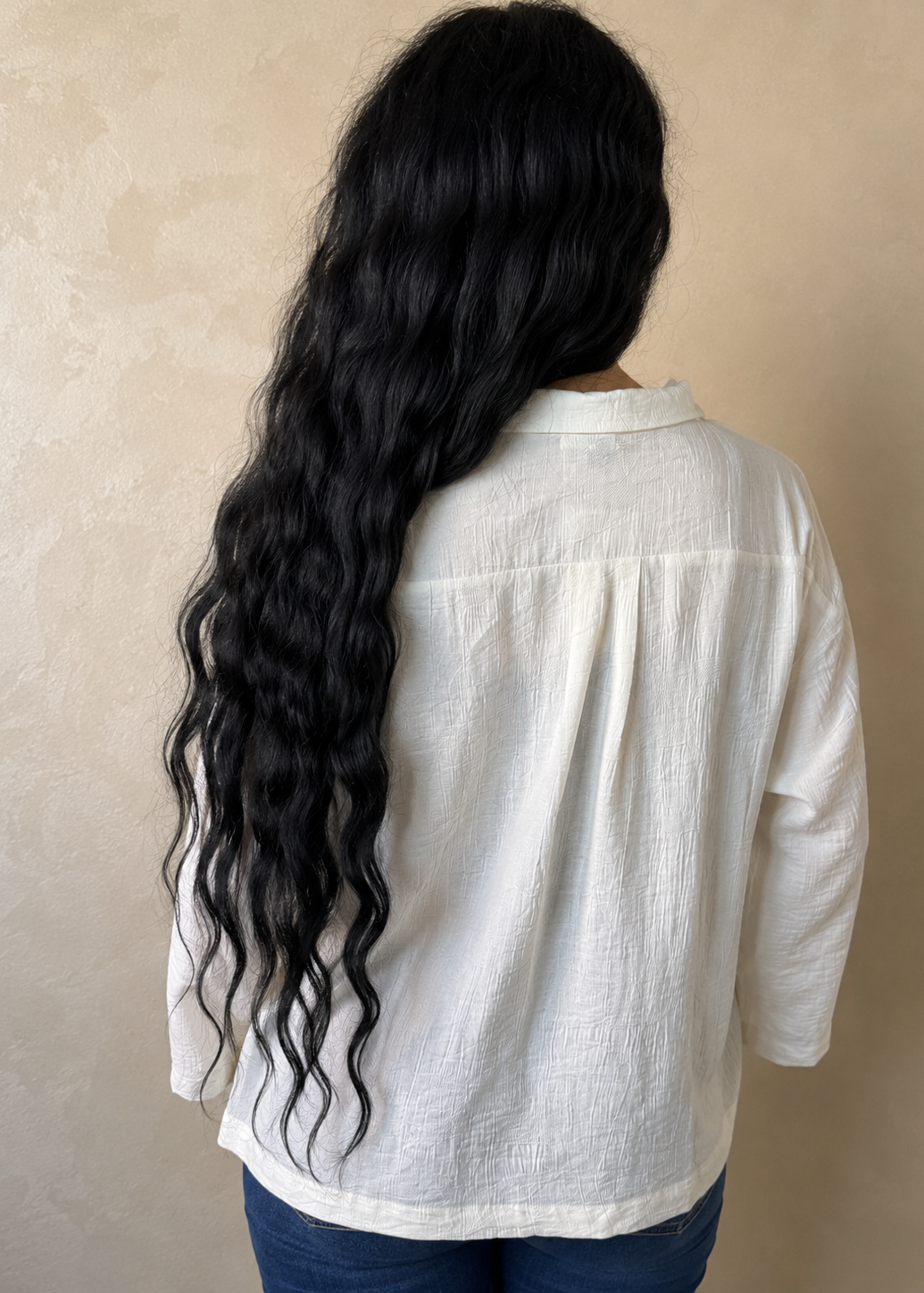 La Chemise Oversize — Édition N°3 · Jacquard Écru