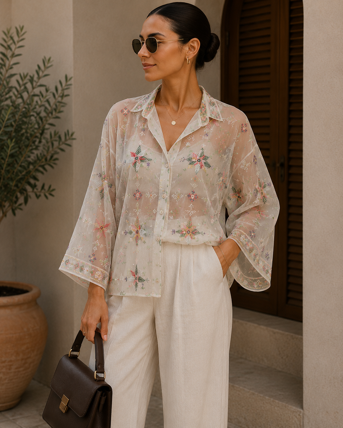 Édition Spéciale · Flora  La Chemise Brodée