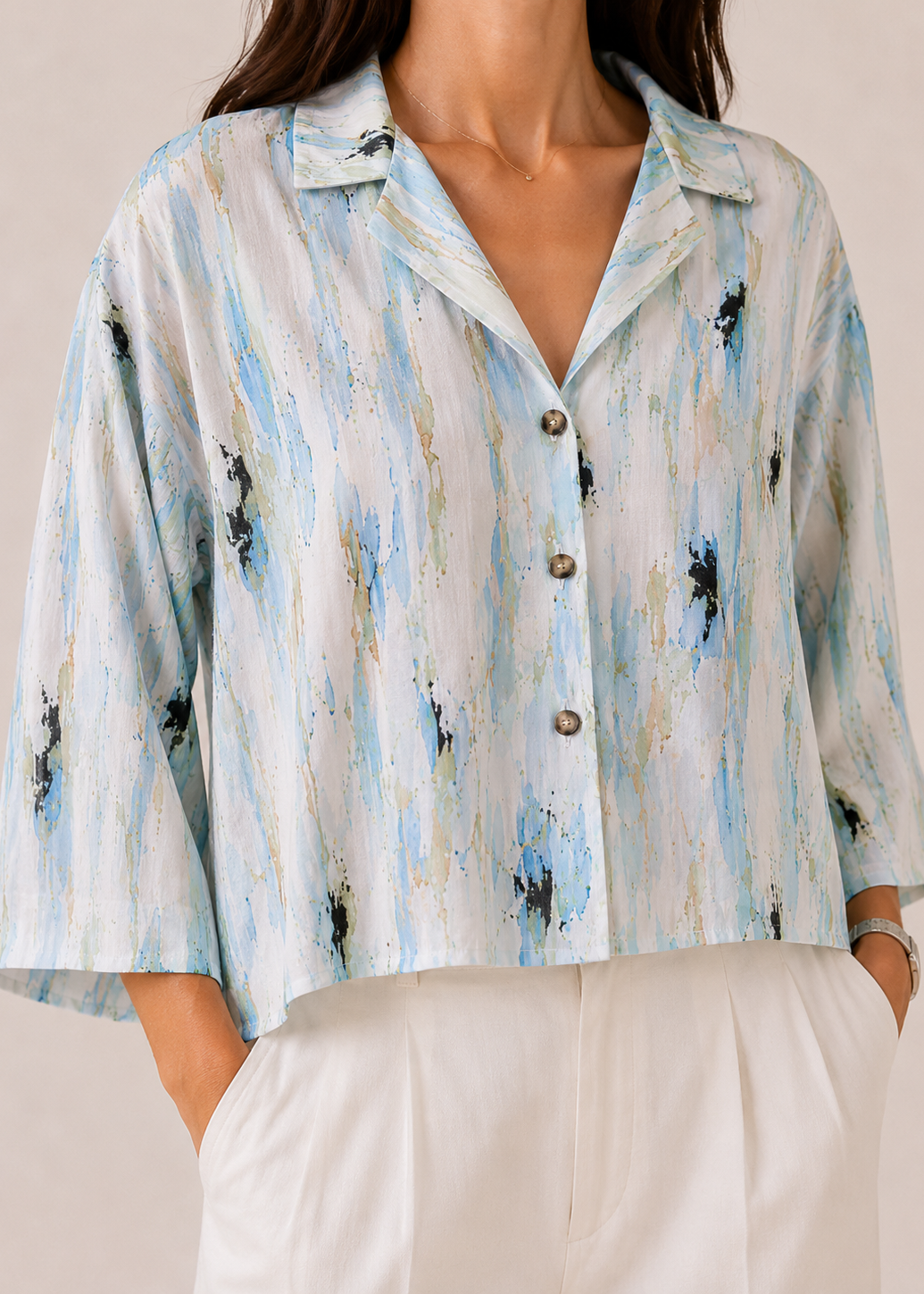 La Chemise Oversize — Édition N°2 · Aquarelle