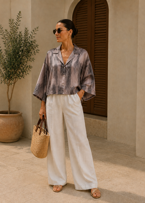 La Chemise Oversize — Édition N°1 · Terra  Coupe Courte